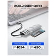 thumbnail image 2 of M.2 Dual Protocol All-In-1 Cable Hard Disk Enclosure Type-C Laptop Desktop Computer External Hard Disk Enclosure, 2 of 5