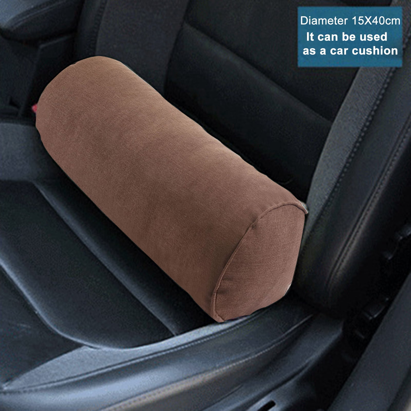 Dream Lifestyle Round Neck Pillow Tv Watching Bed Pillow Cervical Pillow for Neck Pain Relief Memory Foam Round Neck Sleeping Pillow with Arm Lumbar Shoulder Support