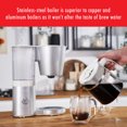 ZWILLING Enfinigy Glass Drip Coffee Maker 12 Cup, Awarded the SCA Golden Cup Standard, Silver - image 6 of 12