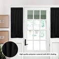 thumbnail image 4 of 2 Pcs Rideaux de Porte Polyester Occultants avec Embrasse Rideaux de Porte Assombrissants, 4 of 7