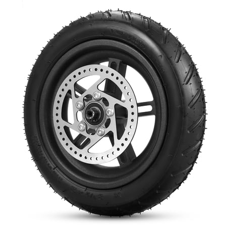 Carevas Electric Scooter Rear Tire with Wheel Hub Disc Brake Set 8.5 inches Inflatable Electric Scooter Wheel Replacement for M365 Electric Scooter Spare Parts