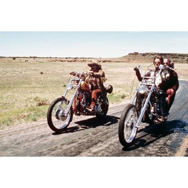 Easy Rider Movie Poster – Peter Fonda & Harley Chopper – 24x36 Print On 9mil Paper