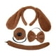 thumbnail image 2 of Conjunto de orejas de perro cachorro y cola larga, accesorios de disfraz, diadema, pinza para el pelo con orejas Marrón, 2 of 8
