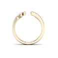 thumbnail image 4 of 1/4Ct TDW Diamond 10K Yellow Gold Parallel Line Ring (I-J, I2), 4 of 5