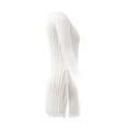 thumbnail image 2 of Ropa Playa Ocean Pacific para Mujer Vestido Corto Crochet Cuello V Sin Mangas Blanco Talla G, 2 of 4