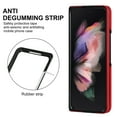thumbnail image 3 of Nalacover Case for Samsung Galaxy Z Fold 3, Slim Women Premium Luxury Elegent Protective Slim PU Leather Shockproof Anti-Scratch Back Phone Cover For Samsung Z Fold 3, Red, 3 of 9