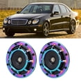 thumbnail image 2 of Par de modificación de altavoz de coche colorido súper ruidoso de tono explosivo redondo compacto de 12V 335/400HZ, 2 of 8