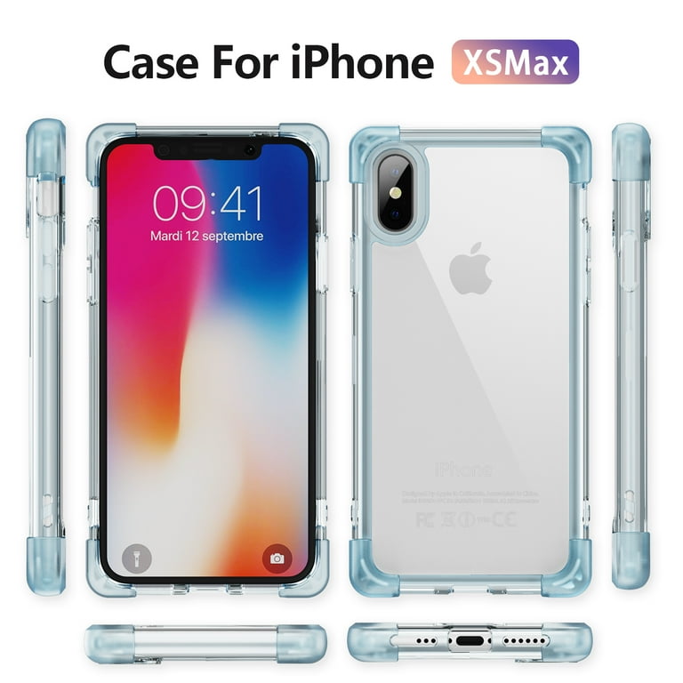 Compatiable with iPhone XS, iPhone X Case Clear, Transparent Four