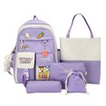 thumbnail image 1 of MesaSe Sac d'École Mignon pour Femmes Mode 5 Pcs/ensemble Sac à Dos pour Ordinateur Portable Adolescentes (Bleu), 1 of 9