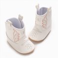 thumbnail image 6 of Baby & Toddler Western Cowboy Boots for Girls Boys Cozy Boots Baby Girl Shoes Non-Slip Crib Shoes for Toddlers Size 6-9 Months, 6 of 9