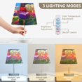 thumbnail image 4 of YAZAOO Table Lamp Creative Cheerful Flower Parade Pattern Simple Pattern Night Light, 4 of 8