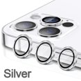 thumbnail image 3 of Protecteur d'objectif de caméra, 3 à 2 pièces, pour iPhone 12 13 14 15 Pro Max 13, Mini anneau métallique, protecteur d'objectif de caméra en verre pour iPhone 14 Pro Max, 3 of 5