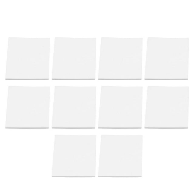 notas adhesivas transparentes, 500 unidades en total, notas adhesivas transparentes, valor excepcional Paquete de blocs de notas adhesivas transparentes multicolor; varios bloques cuadrados semitransparentes de papel/PET en vista frontal, superficie lisa y adhesivo en un borde, pensadas para indexar documentos y reposicionar sin residuos; aptas para marcadores, lápices y bolígrafos a base de aceite; espere a que la tinta se seque.