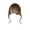 Brown, variant on Sideburn Beard Bangs Clip - Synthetic Heat-Resistant Hair for Women - Stylish Double Temple Design