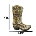 thumbnail image 2 of Western Spike Nail Ichthys Fish Crown Of Thorns Jesus Cowboy Boot Money Bank, 2 of 10