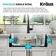 thumbnail image 6 of KRAUS Bellucci 28 Granite Composite WorkstationDrop-In Top MountSingle Bowl Kitchen Sink in Metallic Black with Accessories, 6 of 17
