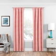 thumbnail image 2 of Eclipse Naya Geometric Print Blackout Rod Pocket Single Window Curtain Panel, Grey, 37 x 84, 2 of 4