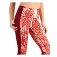 thumbnail image 3 of IDEOLOGY Womens Red Stretch Pocketed High Waist Leggings M, 3 of 4