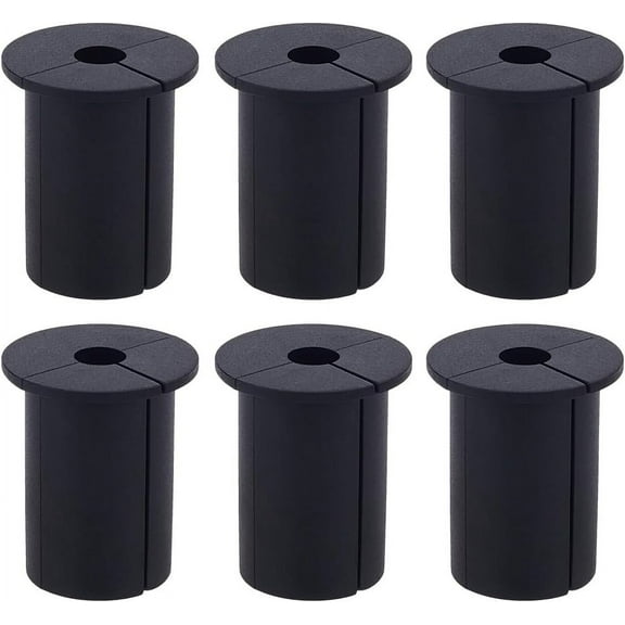 6Pcs 8mm Aperture Cable Grommet Routing Kit for Cable Wall Grommet Silicone Cable Routing Cable Routing Kit for Accessories Protecting Cords