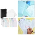 thumbnail image 3 of Carpeta de cuaderno de 6 anillas y de presupuesto hojas Negro Sunnimix cuaderno de facturas, 3 of 8