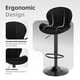 thumbnail image 5 of Juego de 3 Taburetes de Bar Youhauchair de Terciopelo Ajustables y Giratorios, 5 of 8