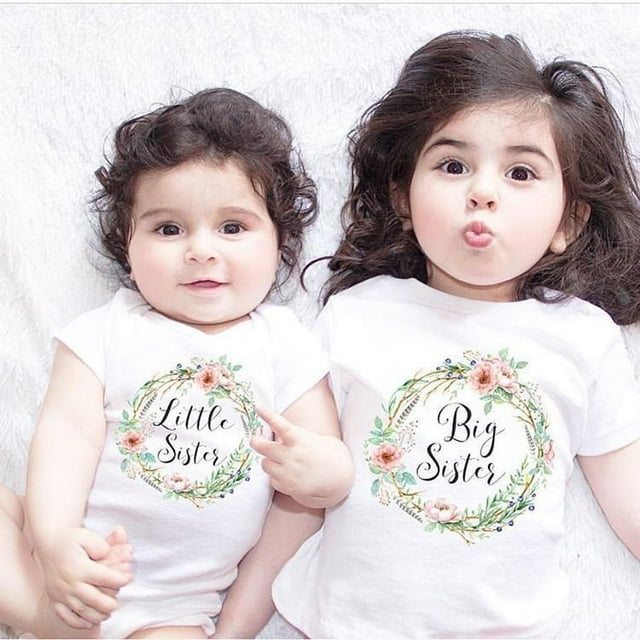 Vêtements pour Petites et Grandes Sœurs, Combinaison, T-Shirts