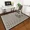 Checkered-Brown, variant on ChakmeOne Hardwood Floor Office Chair Mat, 36"x48" Heavy-Duty Floor Protector, Machine Washable Desk Rug with Non-Slip Backing for Under Desk Chair, Modern Striped Design, Gray
