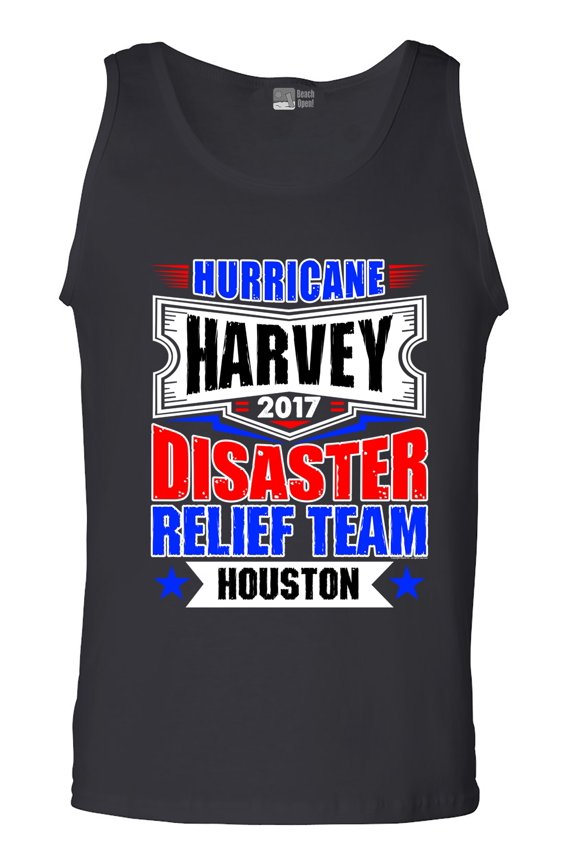 Hurricane Harvey Disaster Relief Team Houston 2017 DT Adult Tank Top