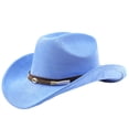 thumbnail image 3 of TIANZEN Western Cowboy Hat With Curved Brim For And Outdoor Adventure Travel Riding Cowboy Hat Men Western, 3 of 3