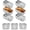 12, variant on Stainless Steel Loaf Pan Set of 12, 9 x 5 Inch