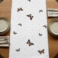 thumbnail image 5 of Table Runners 72 Inches Long Dress Scarves, Spring Floral Butterfly Farmhouse Kitchen/Dining Table Runner, Coffee Tablerunners, Farmhouse Flowers Botanical 18x72 Inch, 5 of 9