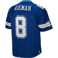 thumbnail image 3 of Men's Mitchell & Ness Troy Aikman Royal Dallas Cowboys Legacy Replica Jersey, 3 of 3