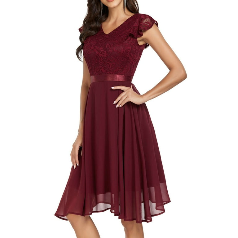 Long Sleeve Wedding Guest Dress
