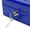 Blue, variant on YAHHU 6in Mini Portable Cash Box Lockable Security Money Safe Box with Key Lock Home Office Use, Blue, 6.0 x 4.7 x 3.1 in / 15 x 12 x 8 cm