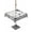 White Black, variant on Outdoor Tablecloth with Umbrella Hole and Zipper, Black White Video Game Waterproof Patio Tablecloth for Dining 60''x120'', Console Computer Gaming Sketch Style Table Cover for Picnic BBQ Party