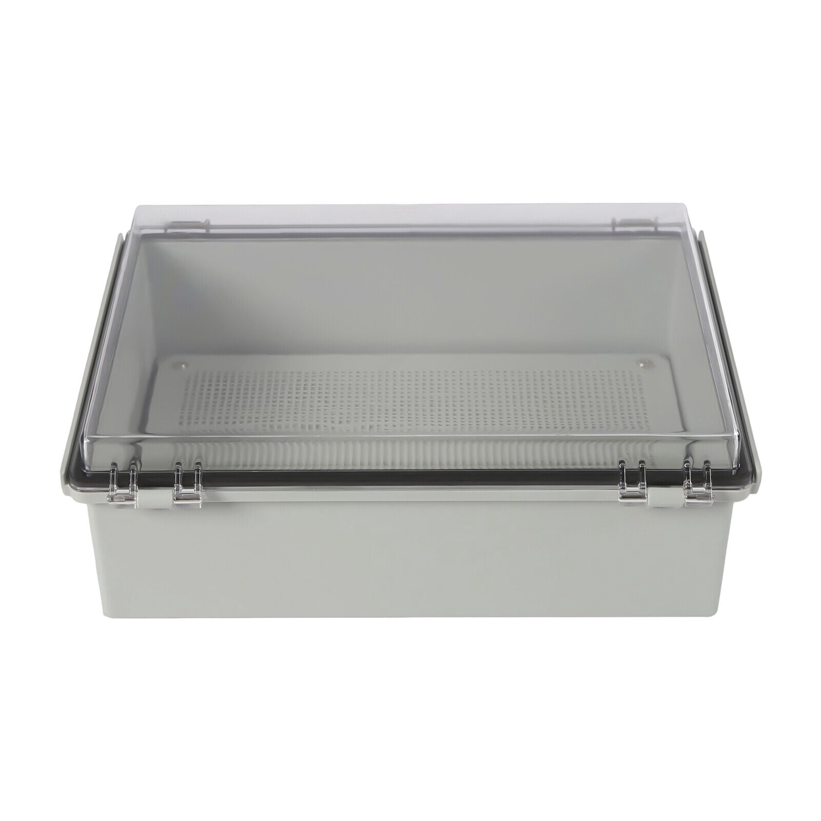 Clear Enclosure Wall Mount Hinged Cover Stainless Steel Latch Junction Box