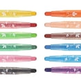 thumbnail image 3 of Uxcell Pasteles de aceite, crayones de aceite suaves redondos, suministros de arte de 18 colores 4.45", 3 of 7