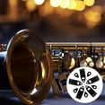 thumbnail image 1 of OULII 5 Ensembles de Coussinets de Saxophone Noir Réduisent la Fatigue pour Musiciens Performance, 1 of 8