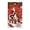 Red, variant on Christmas Door Cover With Santa Sleigh Design Elastic Stretchy Fabric For Front Door Holiday Decor(Blue-90x180cm)