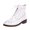 White, variant on Women's Ankle Boots Round Toe Wingtip High Top Oxford Shoes Vintage Leather Lace up Fall Dress Short Booties