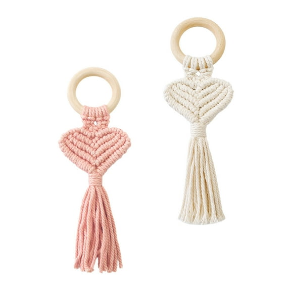 RENACLIPY Wedding Napkin Ring Heart Shaped 2Pcs 7.1X1.8X0.2In