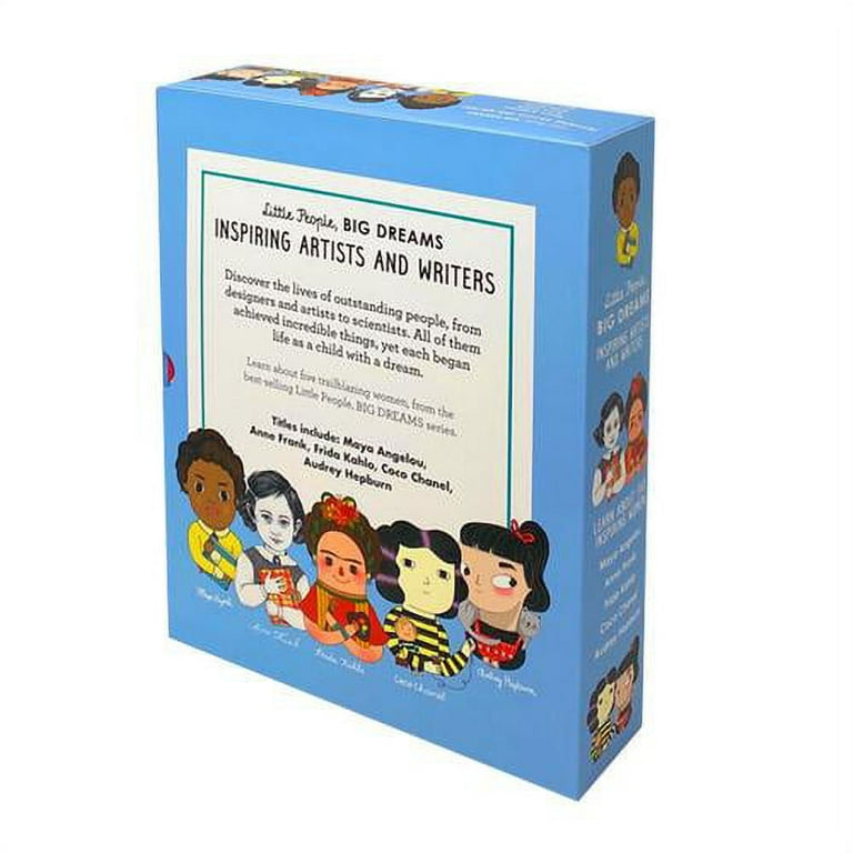 Little People Big Dreams Inspiring Artists and Writers Gift 5 Books Box Collection Set