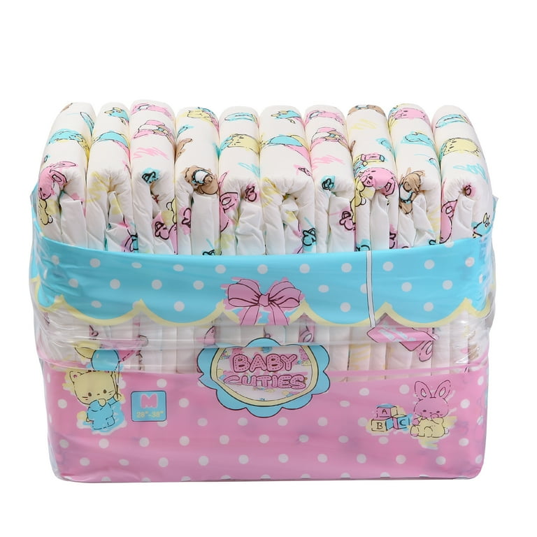 Littleforbig High Absorbency Adult Diapers, Soft Pastel