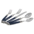 thumbnail image 2 of French Home Laguiole Connoisseur 20-Piece 18/10 Stainless-Steel Flatware Set with Navy Handles, 2 of 6