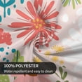 thumbnail image 5 of Daisy Tablecloth Round Table Cloths 60 Inch Wrinkle Resistant Picnic Table Covers Washable Polyester for Holiday Kitchen Party Picnic -Flower, 5 of 6