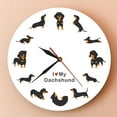 thumbnail image 4 of Reloj de Pared con Tema de Dachshund Perfecl Reloj de pared Pulgadas Funciona con Pilas, 4 of 7
