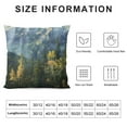 thumbnail image 5 of Autua Bob Ross Graphic Decorative Home Cushion Throw Pillow Cover for Couch Living Room Bed Sofa - Short Plush Material - Invisible Zipper Closure - 1PC 12x12in, 5 of 5
