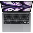 thumbnail image 1 of Pre-Owned Apple MacBook Air Laptop Apple M2 8-Core CPU 8-Core GPU 8GB RAM 256GB SSD 13.3" Space Gray MLXW3LL/A (2022), 1 of 1