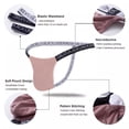thumbnail image 4 of Modal baja cintura Gay Sexy ropa interior hombres tanga bragas Jockstrap suave para hombre G-strings bolsa Bikini hombre calzoncillos Slip OR6107pangjing, 4 of 4