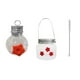 thumbnail image 2 of Comedero para colibríes colgante al aire libre | Depósito de flujo transparente para jardín, patio, patio | Diseño portátil de fácil llenado y fácil limpieza | Capacidad de 500ml | Juego de 2, 2 of 9
